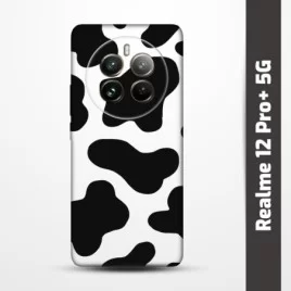 Pružný obal na Realme 12 Pro+ 5G s motivem Cow