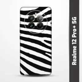 Pružný obal na Realme 12 Pro+ 5G s motivem Zebra