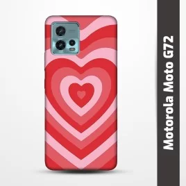 Obal na Motorola Moto G72 s potiskem-Srdce