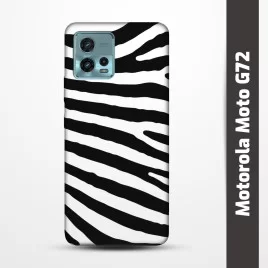 Obal na Motorola Moto G72 s potiskem-Zebra