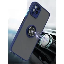 Shockproof obal na T Phone Pro | Shockproof obal s magnetickým ringem-Černá