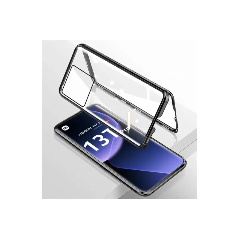 Magnetický kryt 360° s tvrzenými skly na Xiaomi 13T Pro