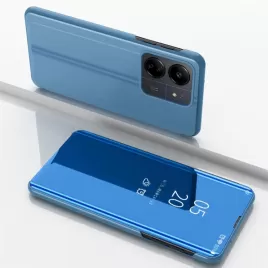 Zrcadlové pouzdro na Xiaomi Poco C65-Modrý lesk