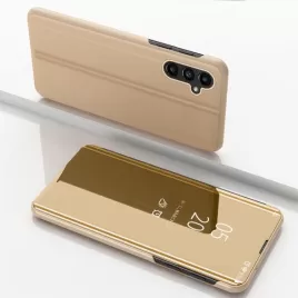 Zrcadlové pouzdro na Samsung Galaxy A15-Zlatý lesk