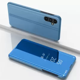 Zrcadlové pouzdro na Samsung Galaxy A55 5G-Modrý lesk