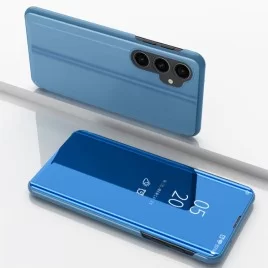 Zrcadlové pouzdro na Samsung Galaxy S23+ 5G-Modrý lesk