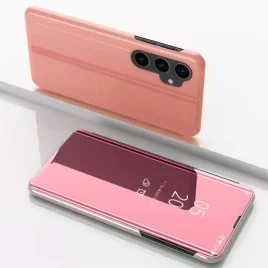 Zrcadlové pouzdro na Samsung Galaxy S23+ 5G-Růžový lesk