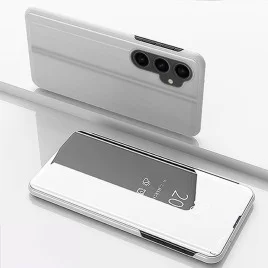 Zrcadlové pouzdro na Samsung Galaxy S23+ 5G-Stříbrný lesk