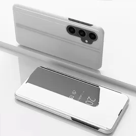 Zrcadlové pouzdro na Samsung Galaxy S23 FE 5G-Stříbrný lesk