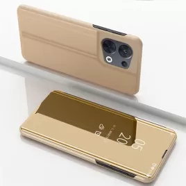 Zrcadlové pouzdro na Xiaomi Poco M6 Pro-Zlatý lesk