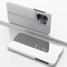 Zrcadlové pouzdro na Xiaomi Poco M6 Pro-Stříbrný lesk