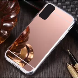 Zrcadlový silikonový obal na Xiaomi Poco X5 5G-Růžový lesk