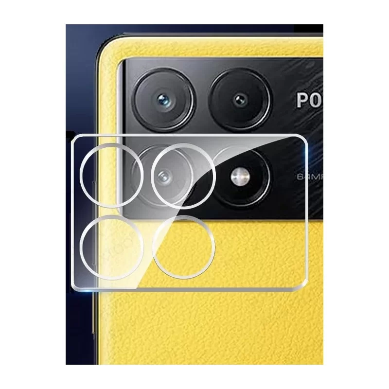Ochranné 3D sklíčko zadní kamery na Xiaomi Poco X6 Pro 5G