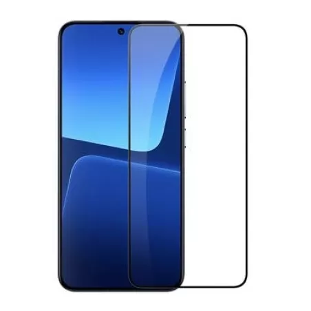 Tvrzené ochranné sklo s černými okraji na mobil Xiaomi 13T Pro