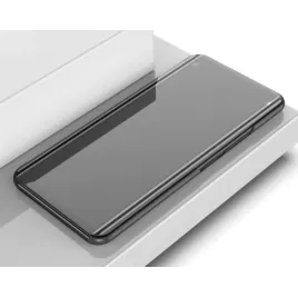 Zrcadlové pouzdro na Xiaomi Poco C40-Černý lesk