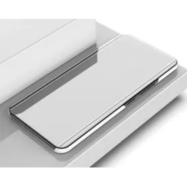 Zrcadlové pouzdro na Xiaomi Poco C40-Stříbrný lesk