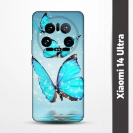 Pružný obal na Xiaomi 14 Ultra s motivem Motýli