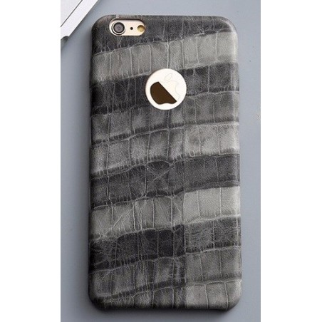 iPhone 6 luxusní šedý kryt s motivem krokodýlí kůže