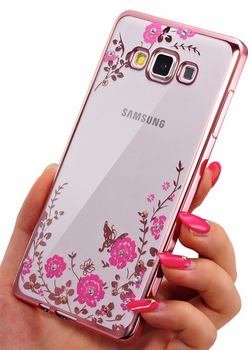 Průhledný obal se vzorem pro Samsung Galaxy J6+